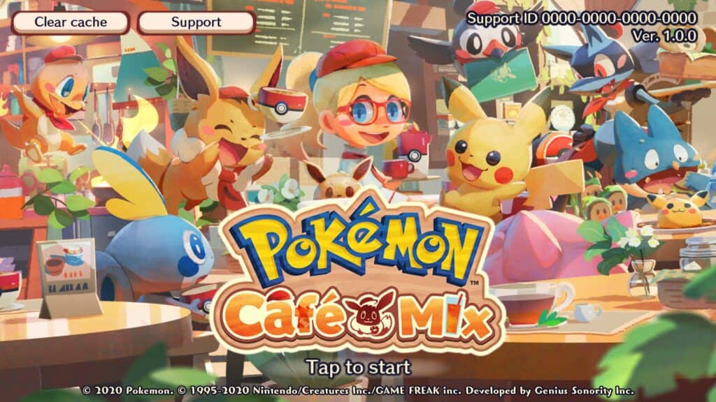 pokemon cafe mix menu